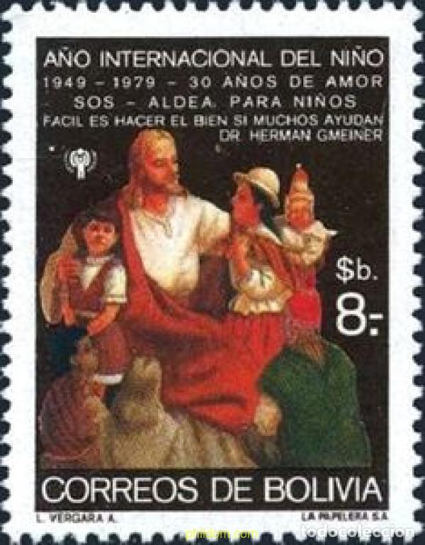 Sellos: 769544 MNH BOLIVIA 1979 A&ntilde;O INTERNACIONAL DE LA INFANCIA