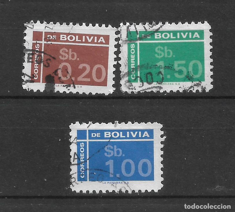 Sellos: bolivia 1976 # 594-596 usado completa - 11/23