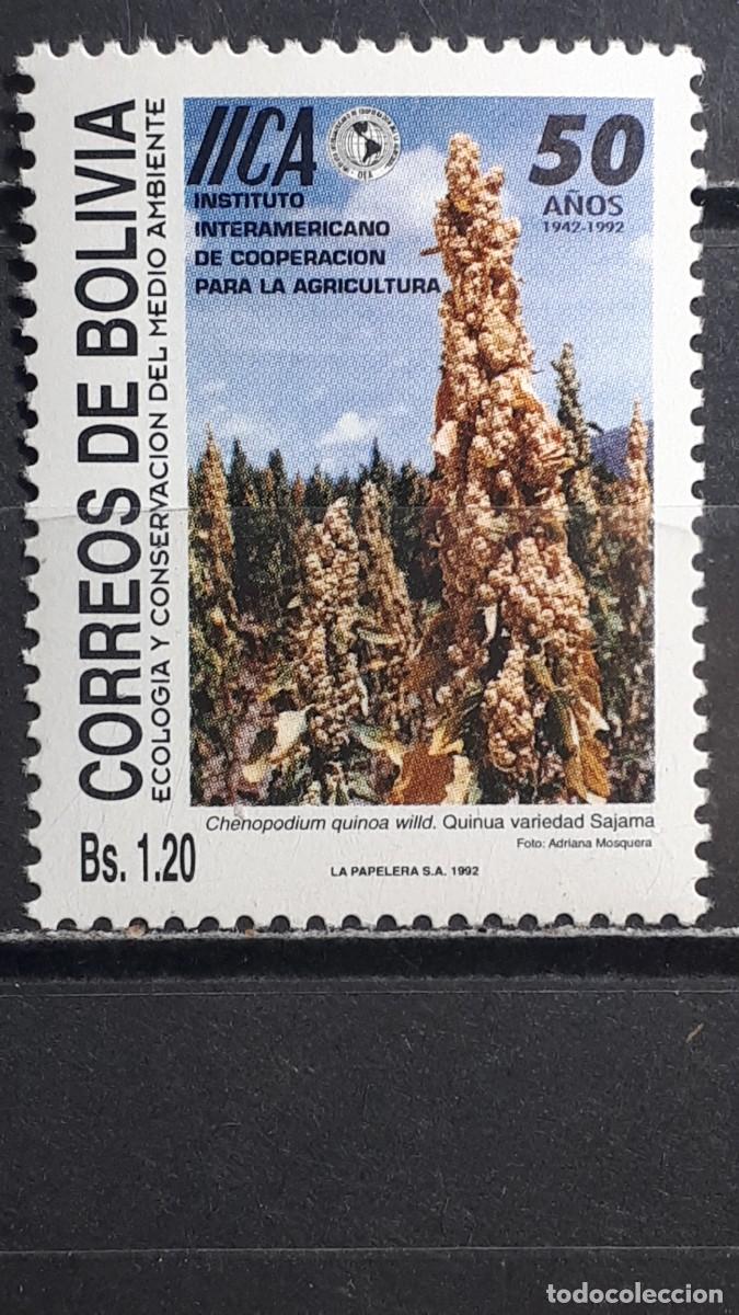Sellos: BOLIVIA. A&Ntilde;O 1992. **. YVERT 796