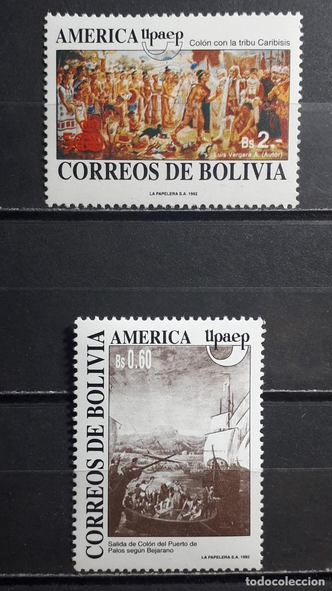 Sellos: BOLIVIA. A&Ntilde;O 1992. **. YVERT 798/8