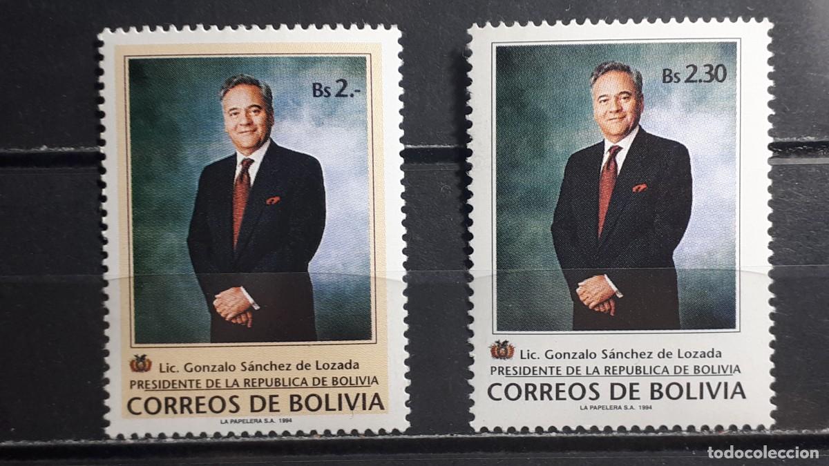 Sellos: BOLIVIA. A&Ntilde;O 1994. **. YVERT 854/5