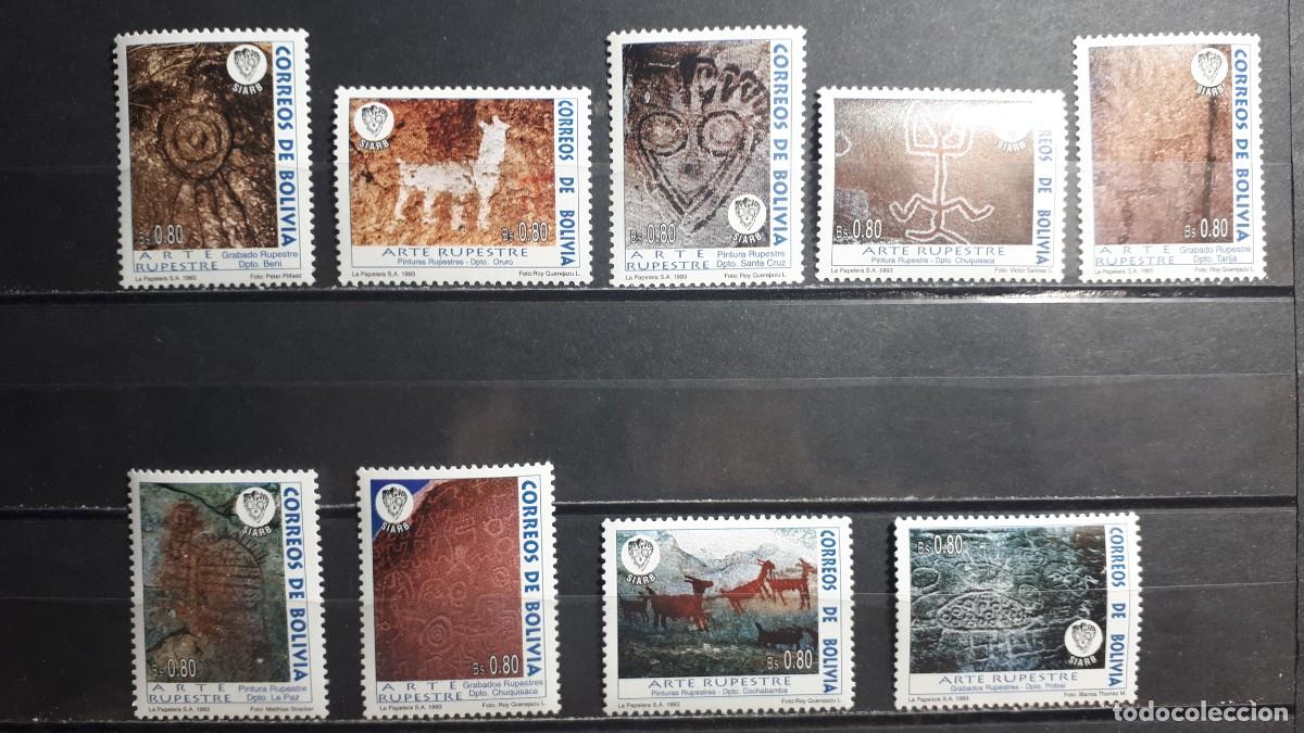 Sellos: BOLIVIA. A&Ntilde;O 1993. **. YVERT 841/9