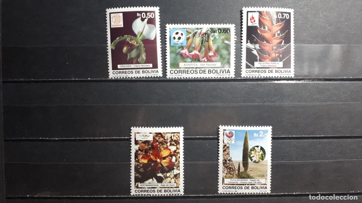 Sellos: BOLIVIA. 1989. **. YVERT 726/30