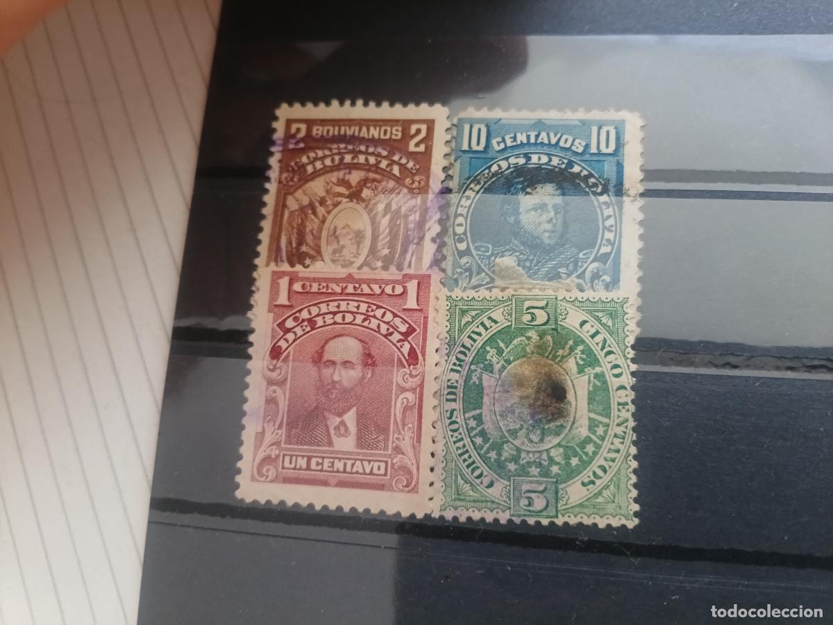 Sellos: Bolivia. Lote de sellos antiguos