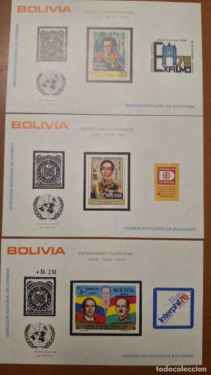 Francobolli: HB470 HOJITAS BLOQUE de BOLIVIA en NUEVO ideal para tematicas (leer descripcion)
