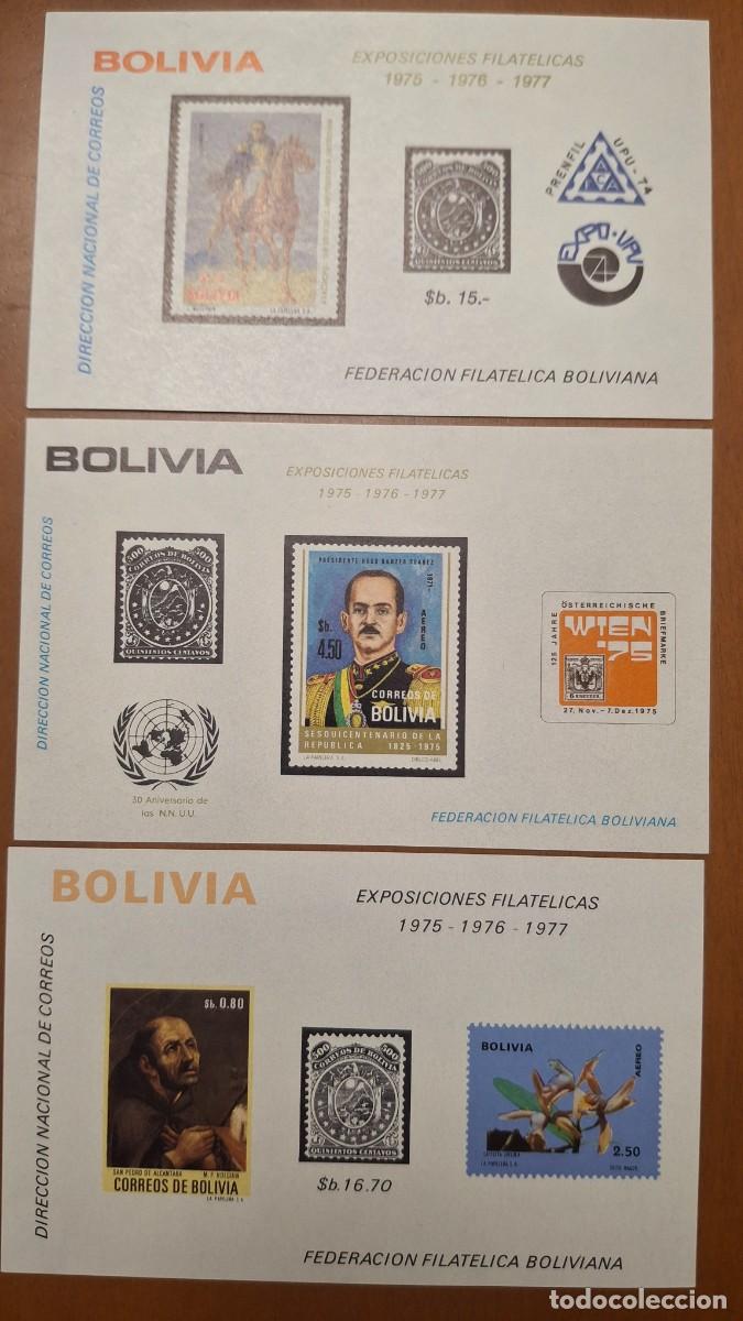 Selos: HB473 HOJITAS BLOQUE de BOLIVIA en NUEVO ideal para tematicas (leer descripcion)
