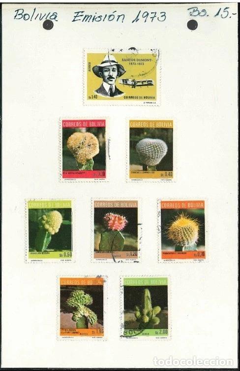 Sellos: Sellos Bolivia emisi&oacute;n 1973 - lote de series tem&aacute;ticas
