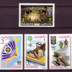 Sellos: DUBAI 114** - AÑO 1971 - SCOUT - 13º JAMBOREE INTERNACIONAL EN TOKIO