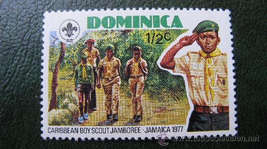 Sellos: dominica 1977, tematica boy scout - Foto 1