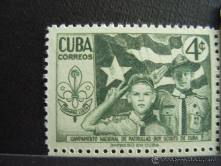 CUBA Nº YVERT 416*** AÑO 1954. 3º ENCUENTRO DE SCOUTS CUBANOS (Sellos - Temáticas - Boy Scout)