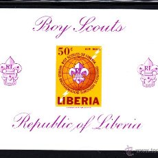 Sellos: LIBERIA HB 32** SIN DENTAR - AÑO 1965 - MOVIMIENTO SCOUT DE LIBERIA