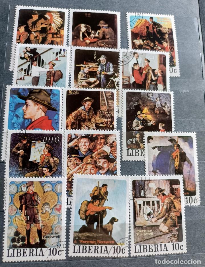 Sellos: Lote de 145 sellos usados de temática Scout - Foto 1 - 283016903