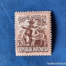 Sellos: SELLO USADO INDONESIA 1955 BOY SCOUTS. Lote 346601818