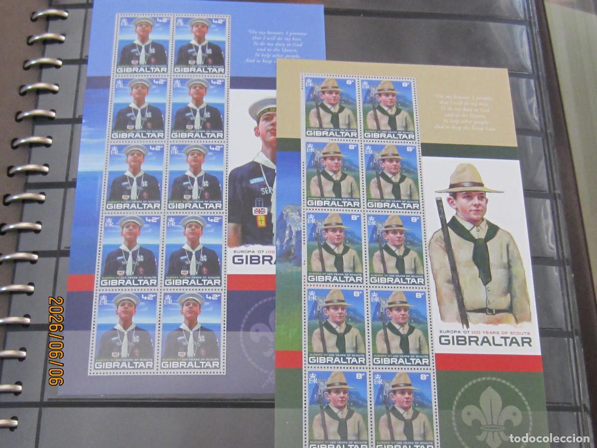 Sellos: TEMA EUROPA 2007 BOY SCOUTS SERIES NUEVAS