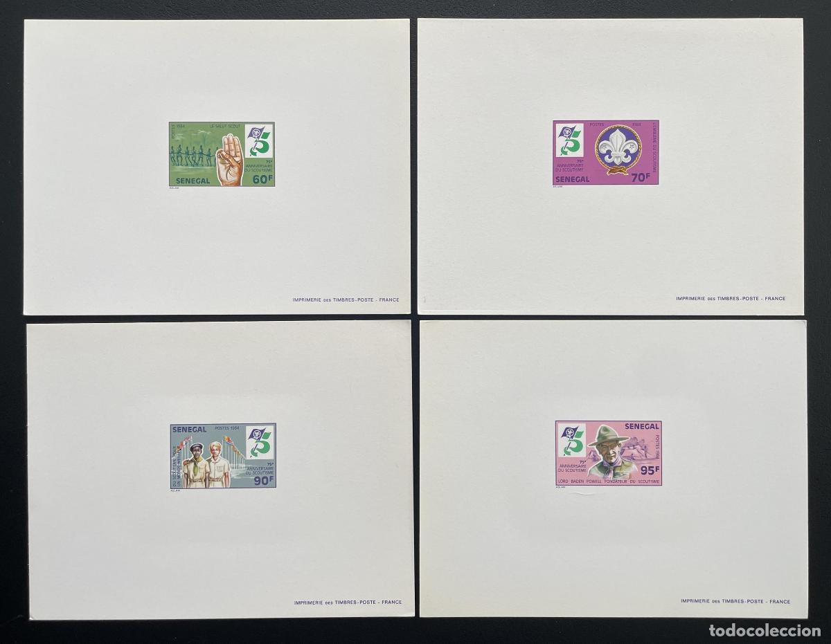 Sellos: Senegal 1984 Mi. 813 - 816 evento de lujo aniversario Scouting Baden Powell