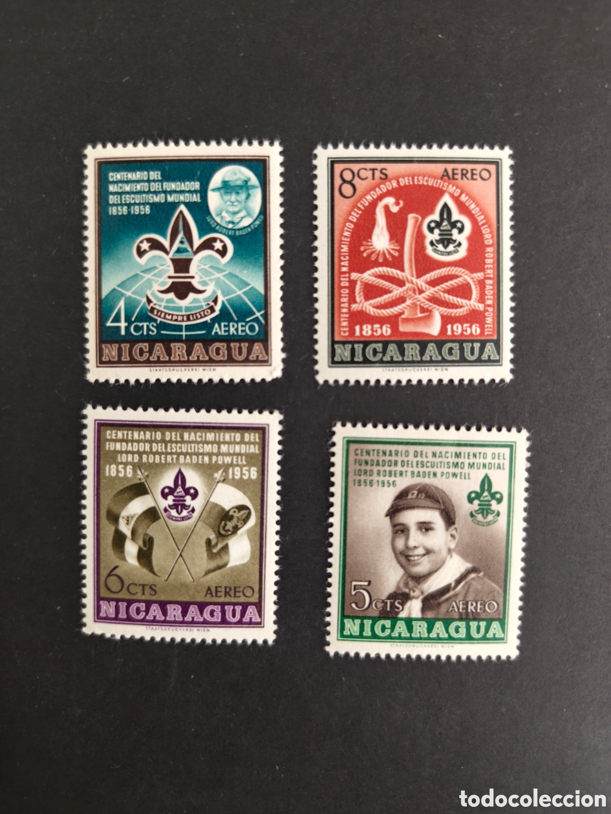 Sellos: Boy Scouts sellos serie Nicaragua sellos nuevos ***