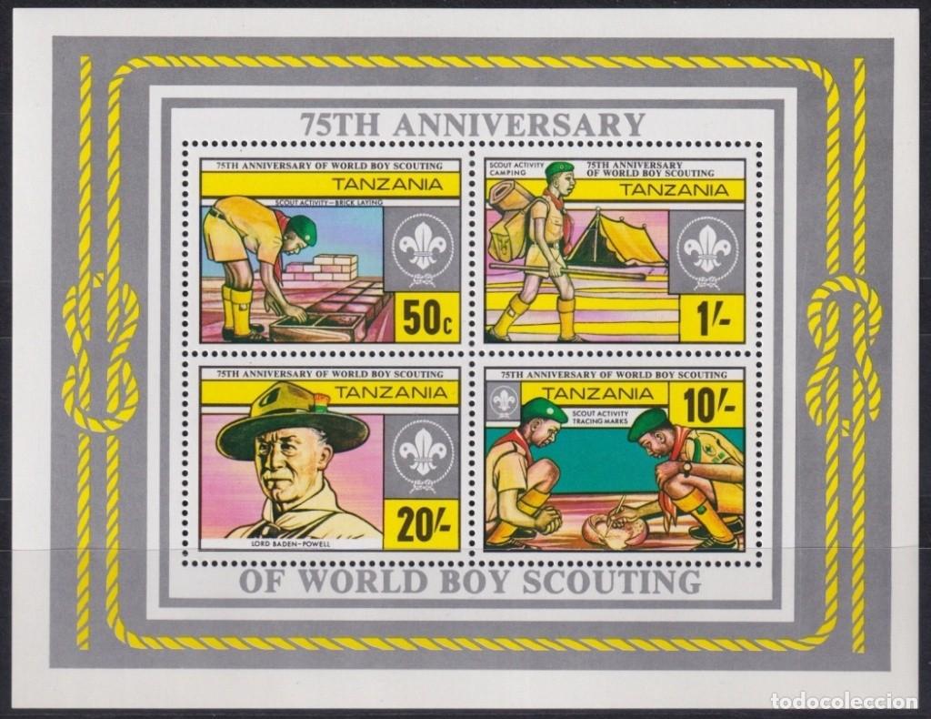 Selos: F-EX63220 TANZANIA MNH 1982 BOYS SCOUTS LORD BADEB POWELL.