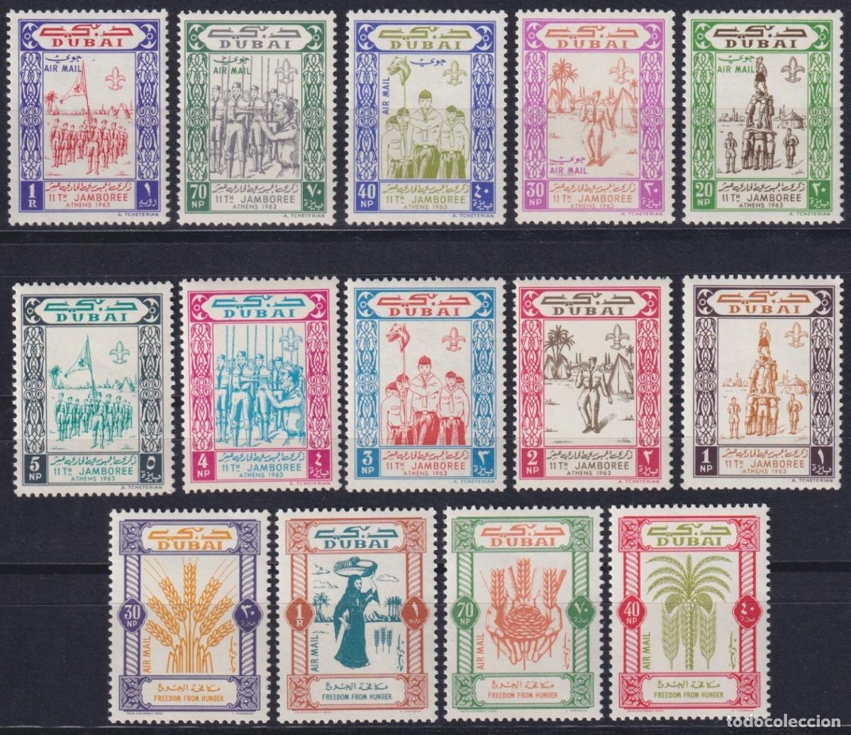 Selos: F-EX64637 SOUTH ARABIA DUBAI MNH 1963 BOYS SCOUT JAMBOREE BADEM POWELL.