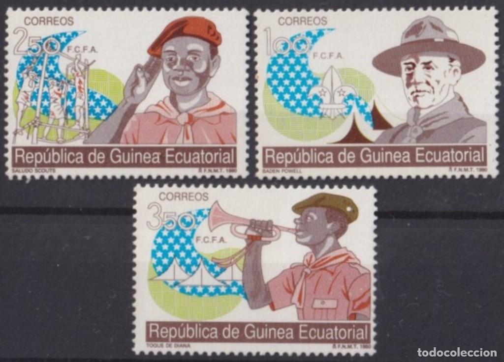 Selos: F-EX64458 GUINEA EQUATORIAL MNH 1990 BOYS SCOUT BADEM POWELL.