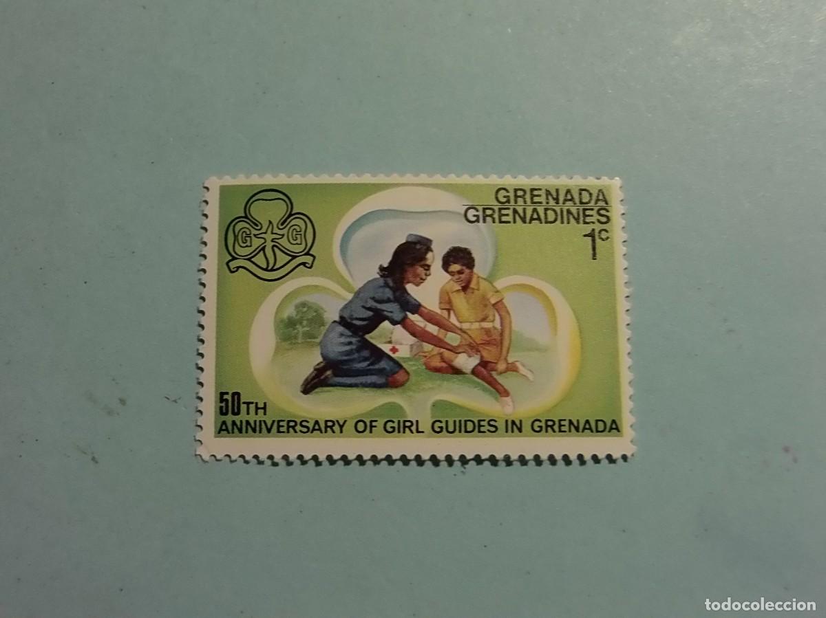 Sellos: GRENADA 1976 - 50 ANIV. GUIAS SCOUTS EN GRANADA - NUEVO.