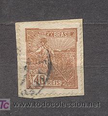 Sellos: BRASIL, USADO - Foto 1
