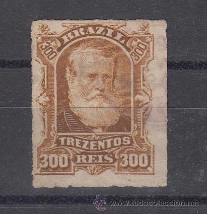 Sellos: brasil 44 usada, pedro ii - Foto 1