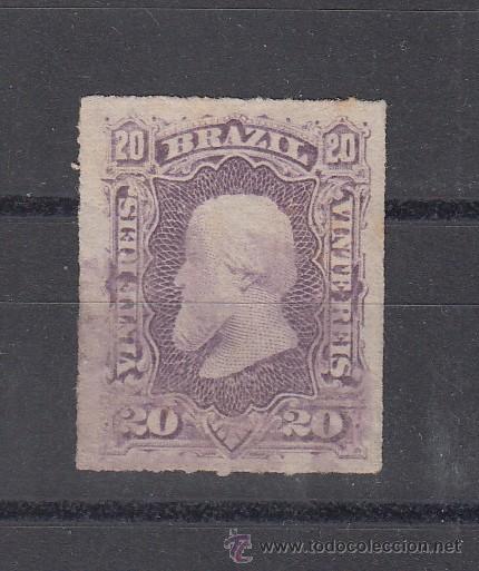 Sellos: brasil 38 usada, pedro ii - Foto 1