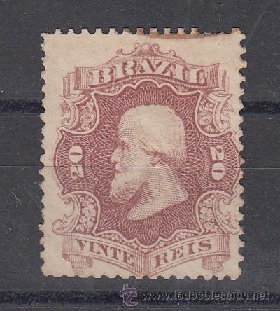 Sellos: brasil 24 usada, pedro ii - Foto 1