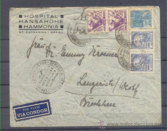 Sellos: 1938.- BRASIL A ALEMANIA - Foto 1