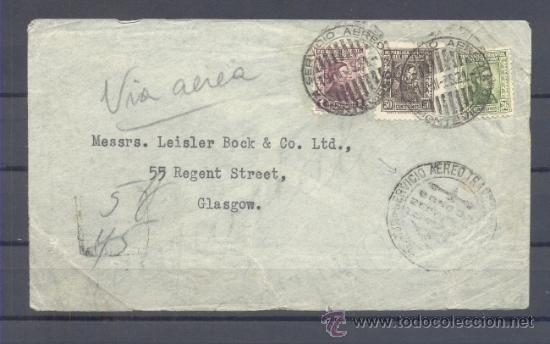 Sellos: 1935.-URUGUAY A GLASGOW - Foto 1