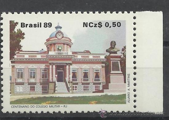 Sellos: BRASIL CENTENARIO COLEGIO MILITAR - Foto 1