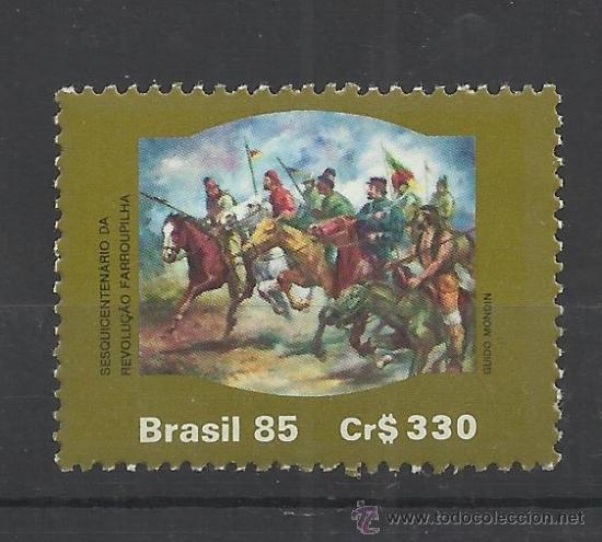Sellos: BRASIL REVOLUCION FARROULPIHLA - Foto 1