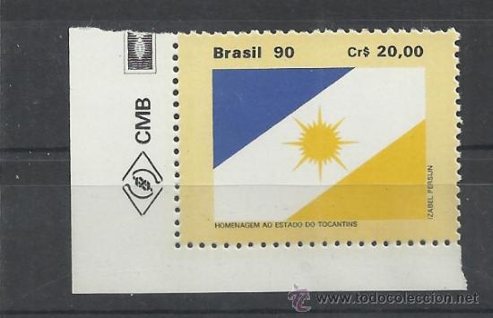 Sellos: BRASIL BANDERA DE ESTADO DE TOCANTINS - Foto 1