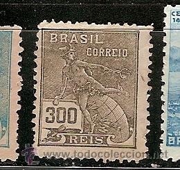 Sellos: Brazil * & Serie Aleg&oacute;rica Com&eacute;rcio 1920-41 (75) - Foto 1