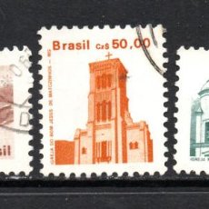 Sellos: BRASIL 1844/46 - AÑO 1987 - PATRIMONIO ARQUITECTONICO, ARTISTICO E HISTORICO