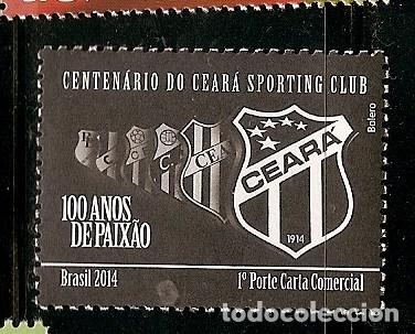 Sellos: Brasil ** & Centenario de Cear&aacute; Sporting Club 2014 (4564) - Foto 1