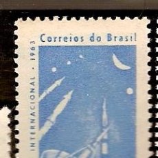 Sellos: BRASIL ** & EXPOSICIÓN INTERNACIONAL DE AERONAUTICA Y ESPACIO, SAO PAULO 1963 (729)
