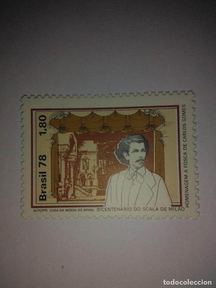 Sellos: FOSCA OPERA , BRASIL 1978 , YVERT 1305 - Foto 1