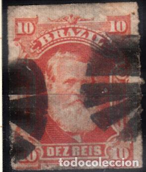 Sellos: BRASIL, YVERT 37. USADO. - Foto 1