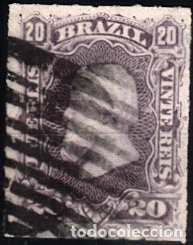 Sellos: BRASIL, YVERT 38. USADO. - Foto 1
