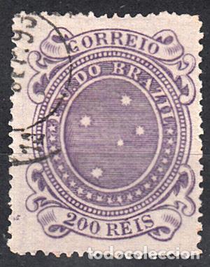 Sellos: BRASIL, YVERT 71. USADO. - Foto 1