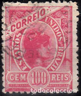 Sellos: BRASIL, YVERT 117. USADO. - Foto 1