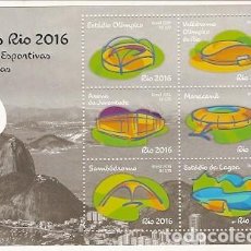 Sellos: BRASIL ** & JUEGOS OLÍMPICOS Y PARALÍMPICOS RÍO JANEIRO 2016 (6446)
