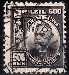 Sellos: BRASIL, YVERT 135. USADO. - Foto 1