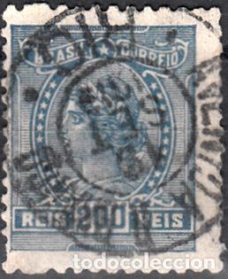 Sellos: BRASIL, YVERT 156. USADO. - Foto 1