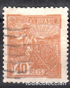 Sellos: BRASIL, YVERT 166. USADO. - Foto 1