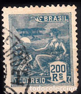 Sellos: BRASIL, YVERT 173. USADO. - Foto 1