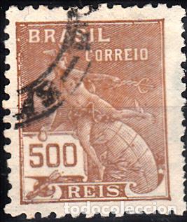 Sellos: BRASIL, YVERT 177. USADO. - Foto 1