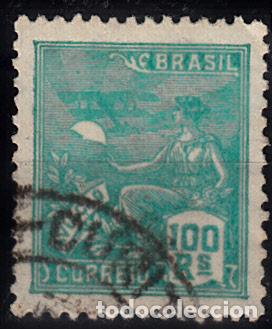Sellos: BRASIL, YVERT 201. USADO. - Foto 1