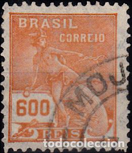 Sellos: BRASIL, YVERT 206. USADO. - Foto 1